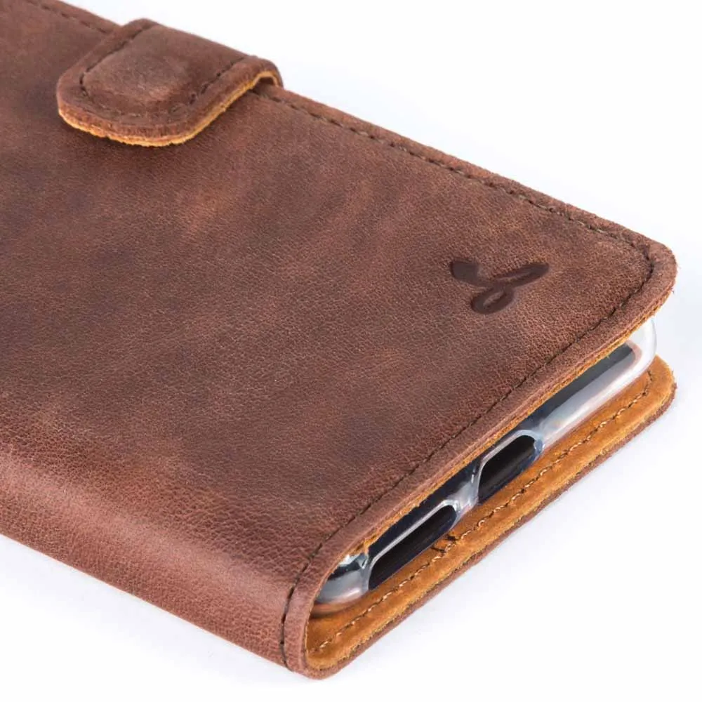 Vintage Leather Wallet - Google Pixel 3 XL