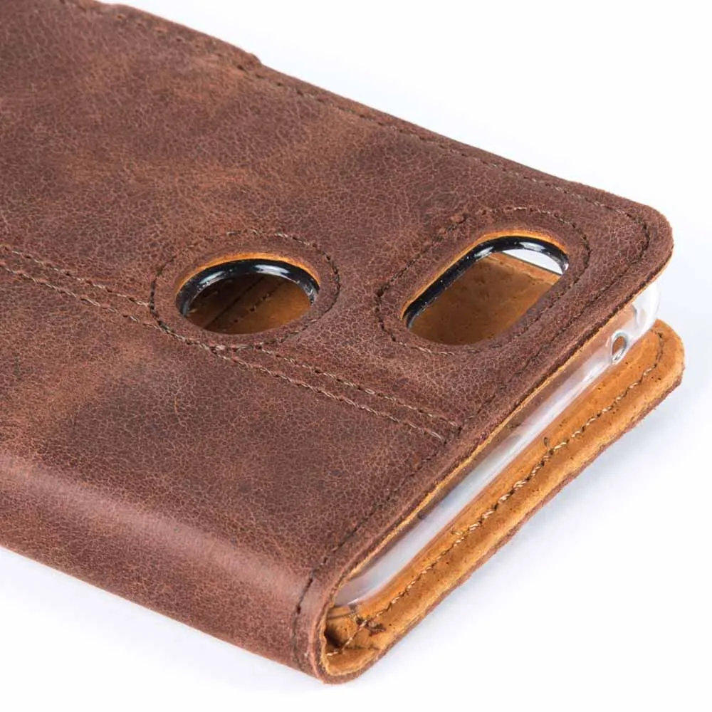 Vintage Leather Wallet - Google Pixel 3 XL