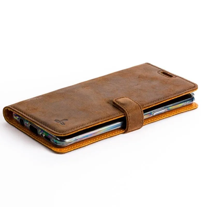 Vintage Leather Wallet - Samsung Galaxy S9 Plus