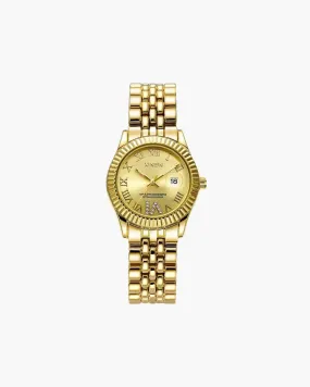 Winslet – Zirconia stones – Gold-tone watch