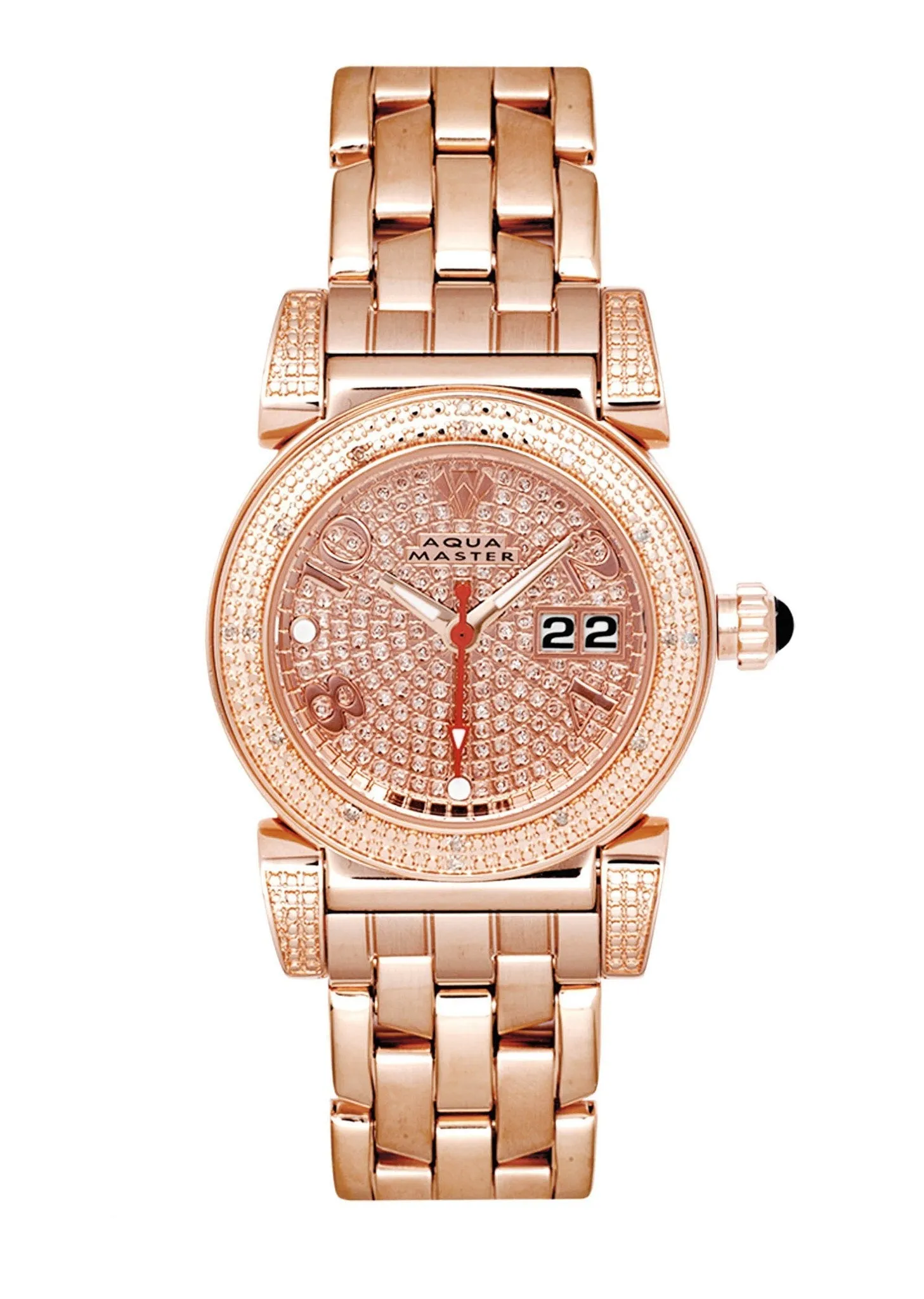 Womens Rose Gold Tone Diamond Watch | Appx 0.6 Carats