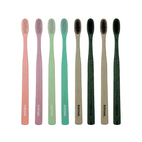 Woodchip Toothbrush Set