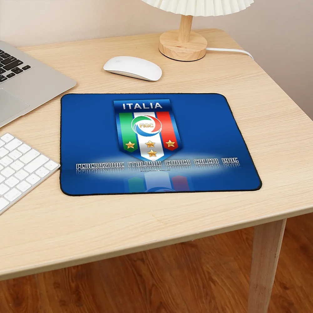 World Cup Italy Team Logo Custom Photo Mouse Pad Customized Waterproof  Mouse Pad