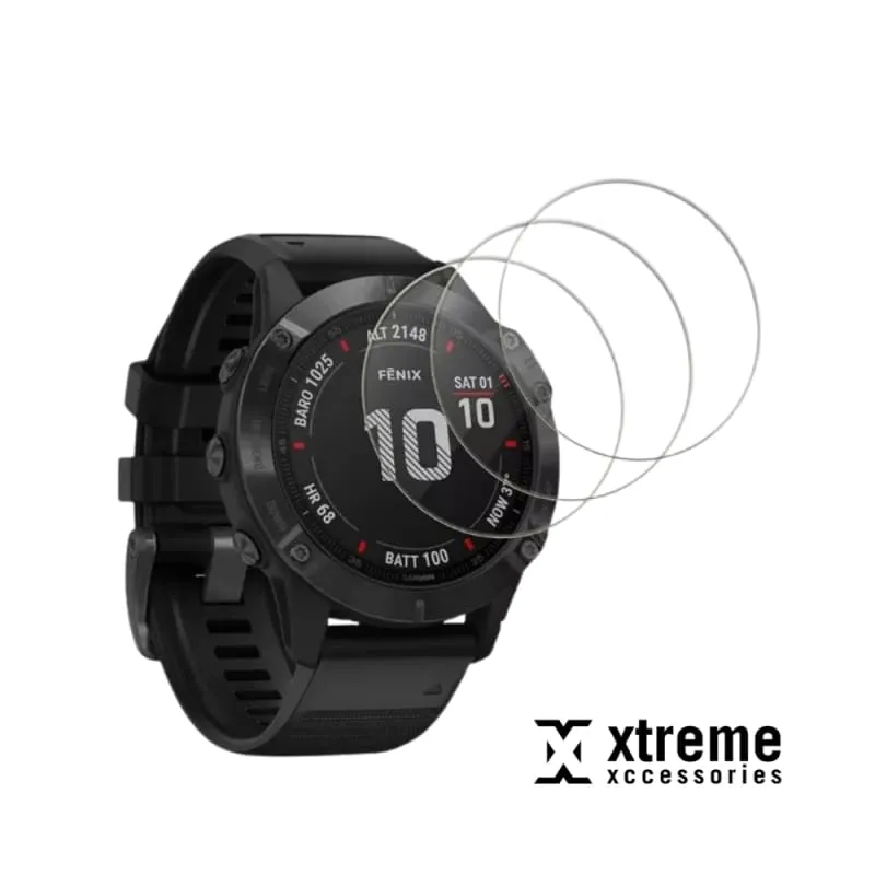 Xtreme Xccessories Tempered Glass Screen Protector for Garmin Fenix 7 (2 Pack) | Ultimate Protection for Your Garmin Fenix 7 Watch