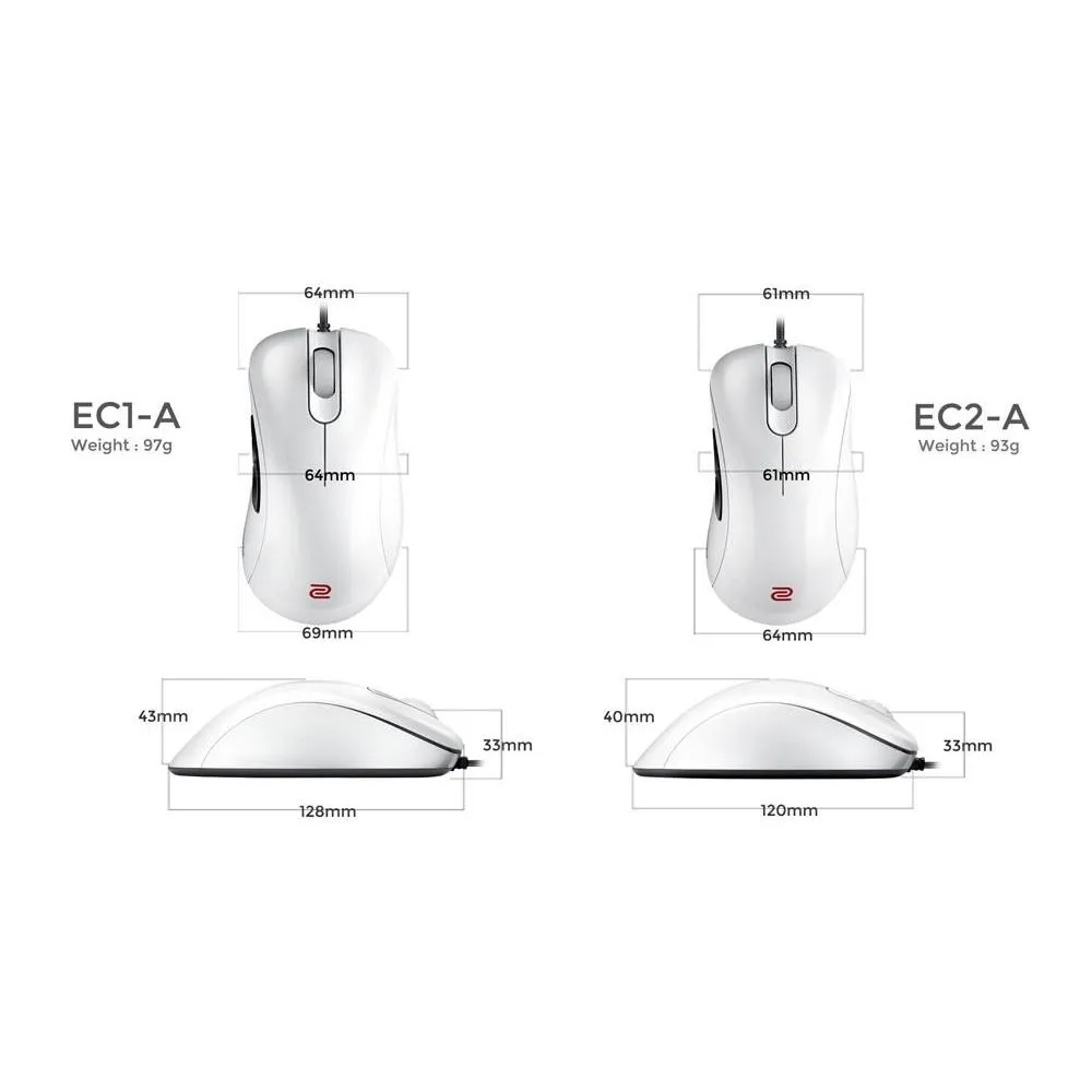 ZOWIE EC1-A e-Sports Mouse White Special Edition